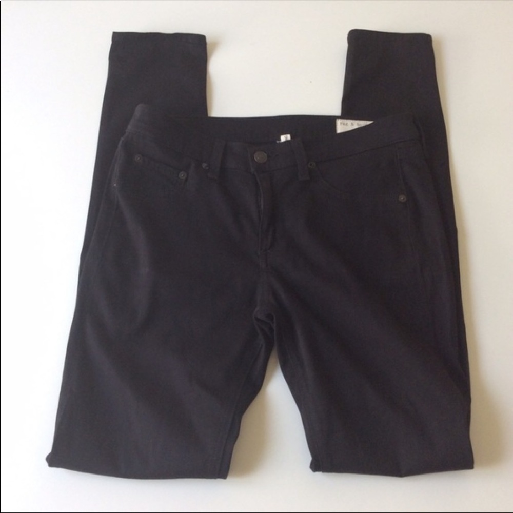 Rag & Bone Black Denim Leggings Skinny 28